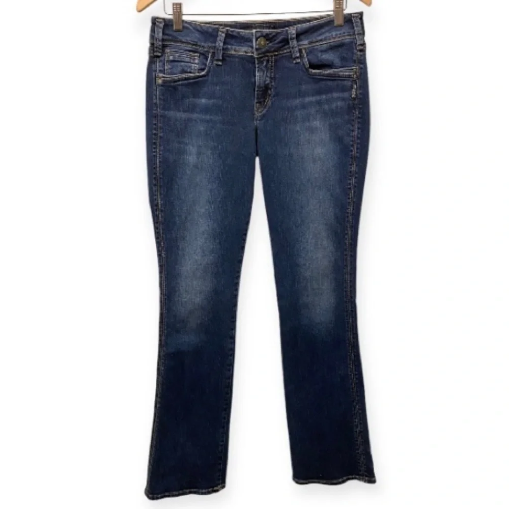 Silver Jeans 30 (US 8) Suki Slim Boot Jeans Low Rise Womens Stretch